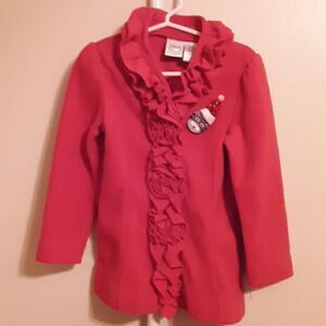💫💫💫Vintage Red DRESSY Toddler JACKET  3T